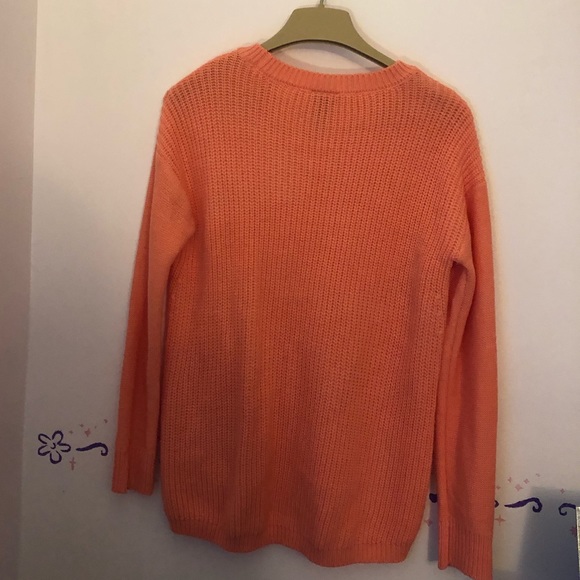 Neon Pink sweater with detailing - Picture 2 of 3